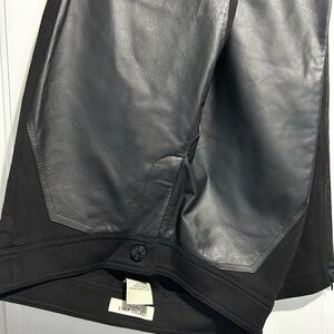 Black Leather Pants
